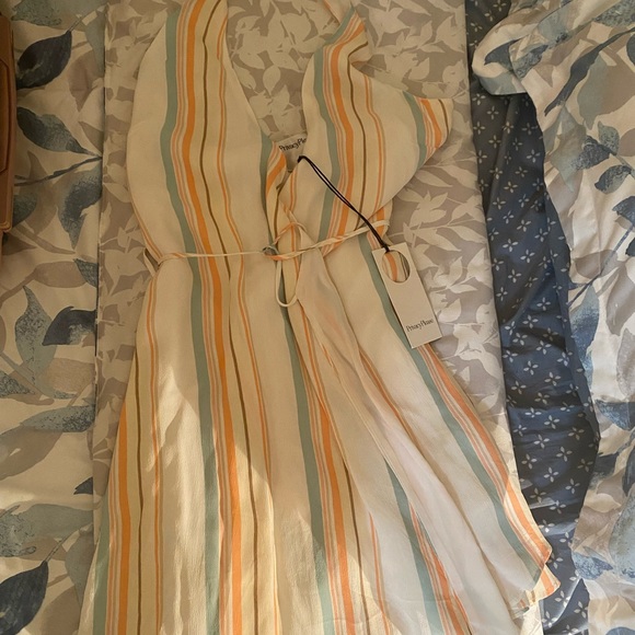 Privacy Please Frida Striped Halter Mini Dress NWT - Picture 4 of 4